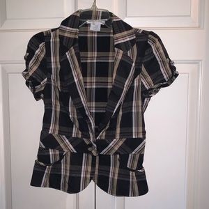 Charlotte Russe Striped Blazer